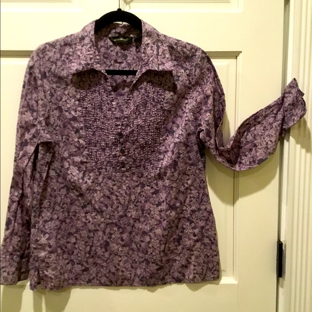 🟣EDDIE BAUER Floral Print 🟣